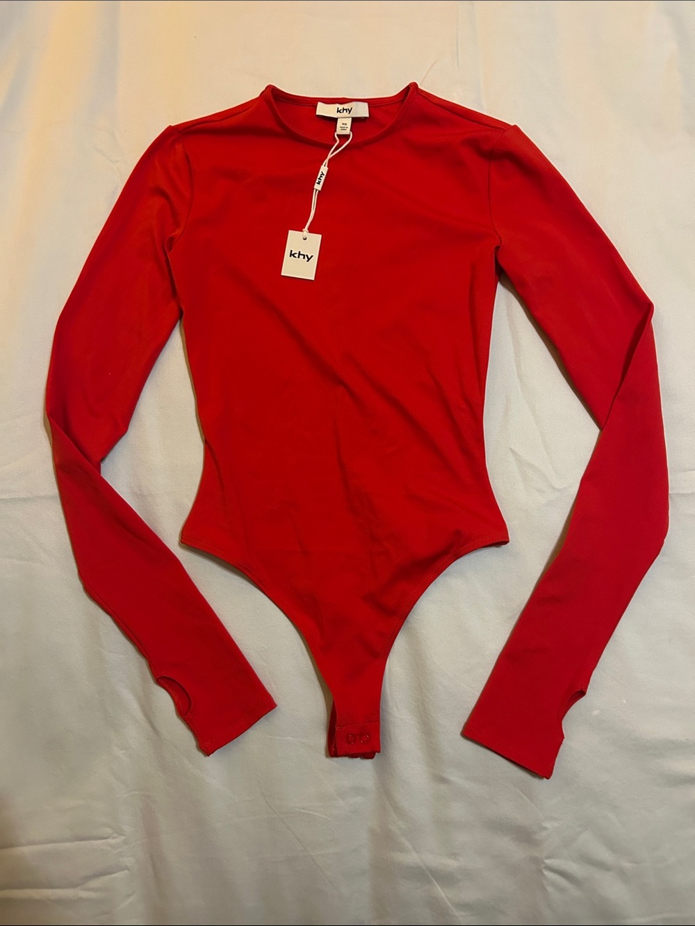 KHY Crewneck Long sleeve Crewneck Bodysuit NWT